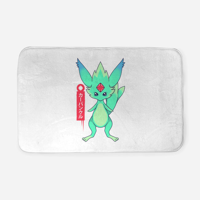 Guardian Force Carbuncle-None-Memory Foam-Bath Mat-Alundrart