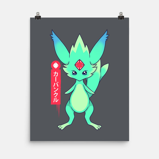 Guardian Force Carbuncle-None-Matte-Poster-Alundrart