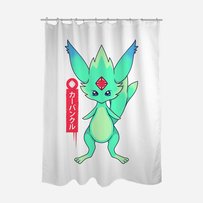 Guardian Force Carbuncle-None-Polyester-Shower Curtain-Alundrart