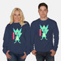 Guardian Force Carbuncle-Unisex-Crew Neck-Sweatshirt-Alundrart