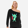 Guardian Force Carbuncle-Womens-Off Shoulder-Sweatshirt-Alundrart