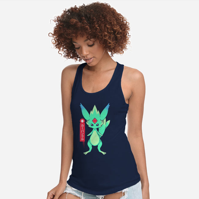 Guardian Force Carbuncle-Womens-Racerback-Tank-Alundrart