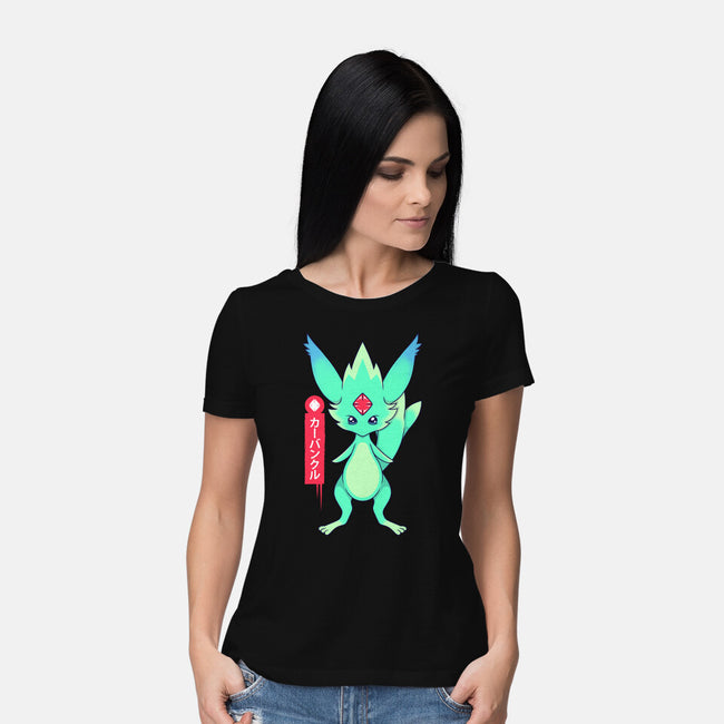 Guardian Force Carbuncle-Womens-Basic-Tee-Alundrart