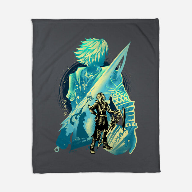 Blitzball Player Tidus-None-Fleece-Blanket-hypertwenty