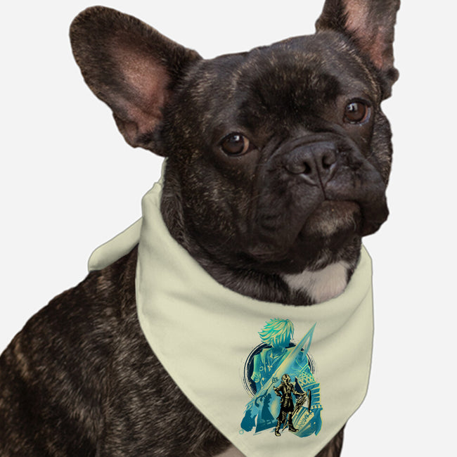 Blitzball Player Tidus-Dog-Bandana-Pet Collar-hypertwenty