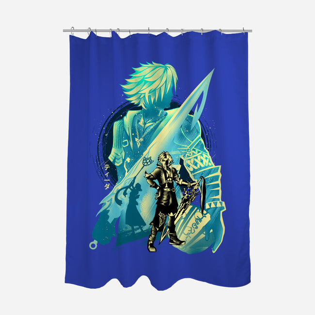 Blitzball Player Tidus-None-Polyester-Shower Curtain-hypertwenty