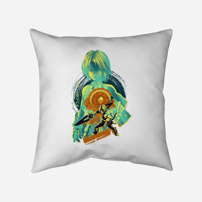 Thief Genome Zidane-None-Non-Removable Cover w Insert-Throw Pillow-hypertwenty