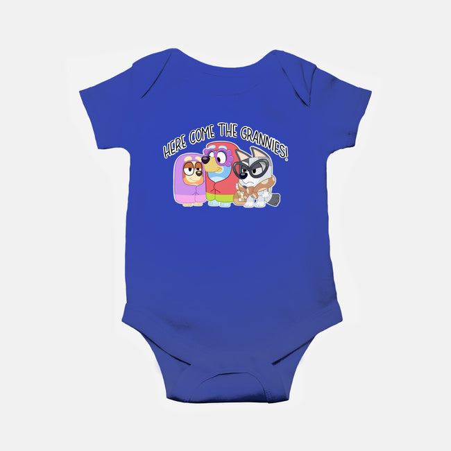 Here Come The Grannies-Baby-Basic-Onesie-Alexhefe