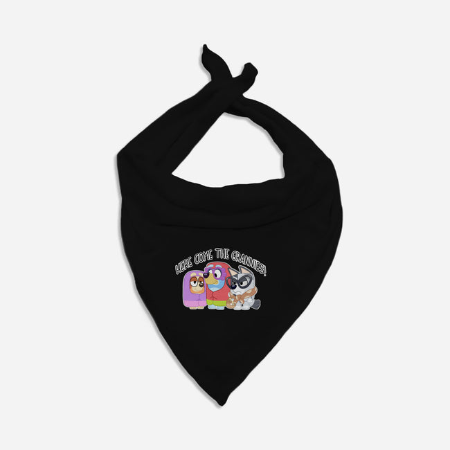 Here Come The Grannies-Dog-Bandana-Pet Collar-Alexhefe