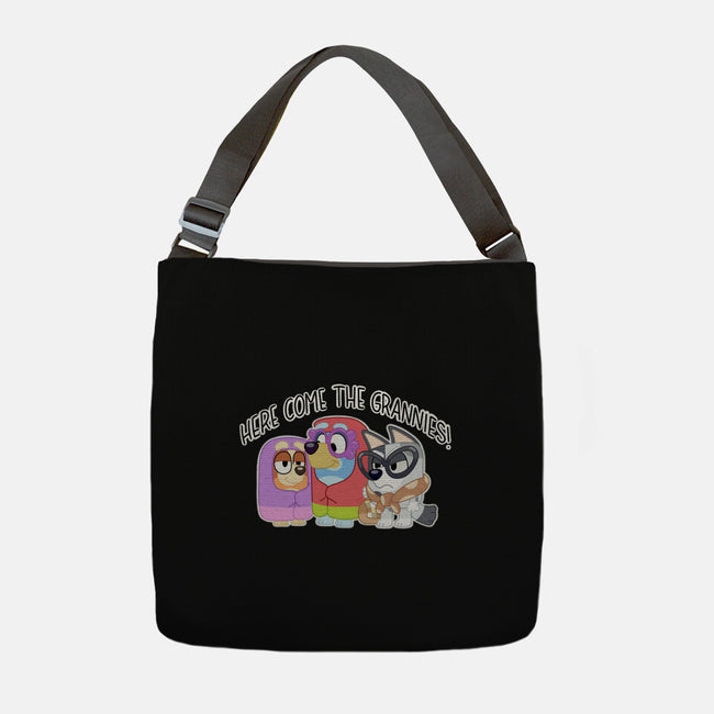 Here Come The Grannies-None-Adjustable Tote-Bag-Alexhefe