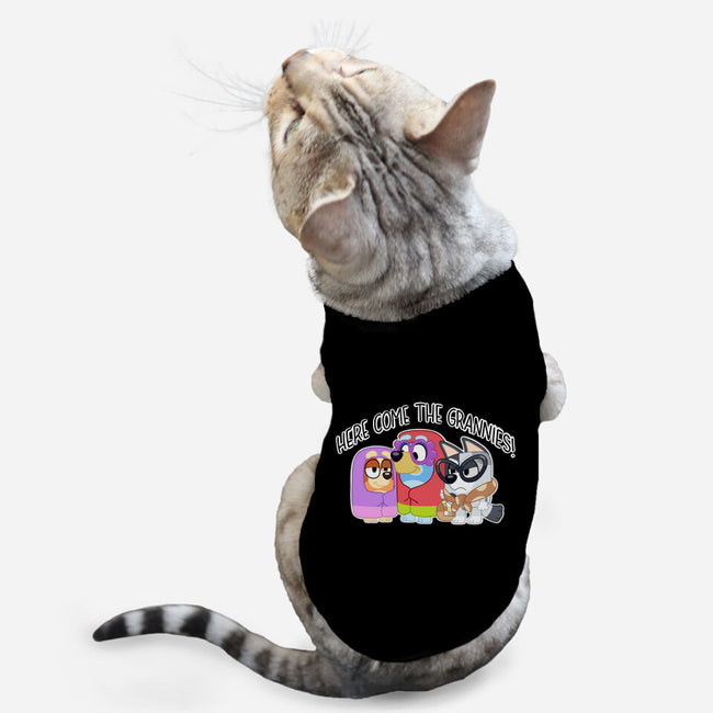 Here Come The Grannies-Cat-Basic-Pet Tank-Alexhefe