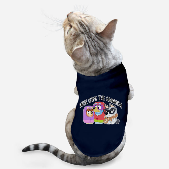 Here Come The Grannies-Cat-Basic-Pet Tank-Alexhefe