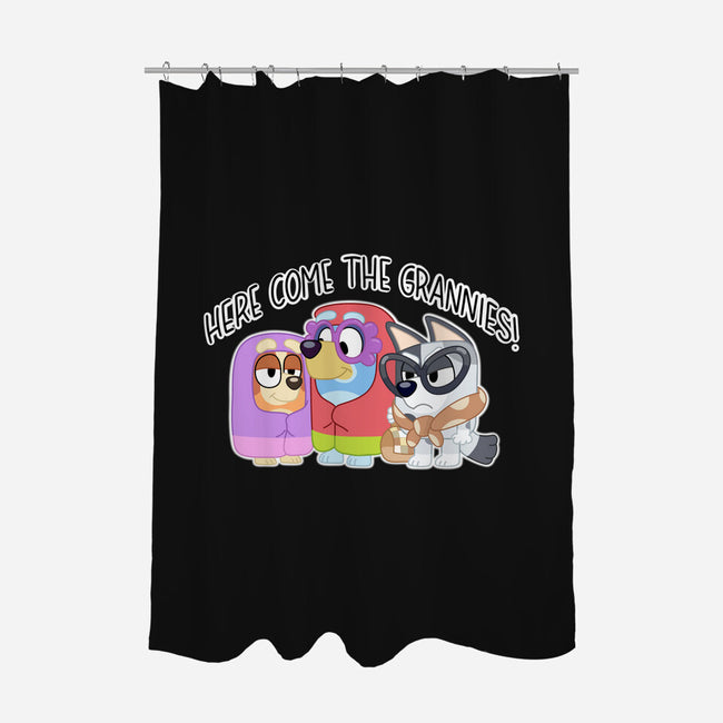 Here Come The Grannies-None-Polyester-Shower Curtain-Alexhefe