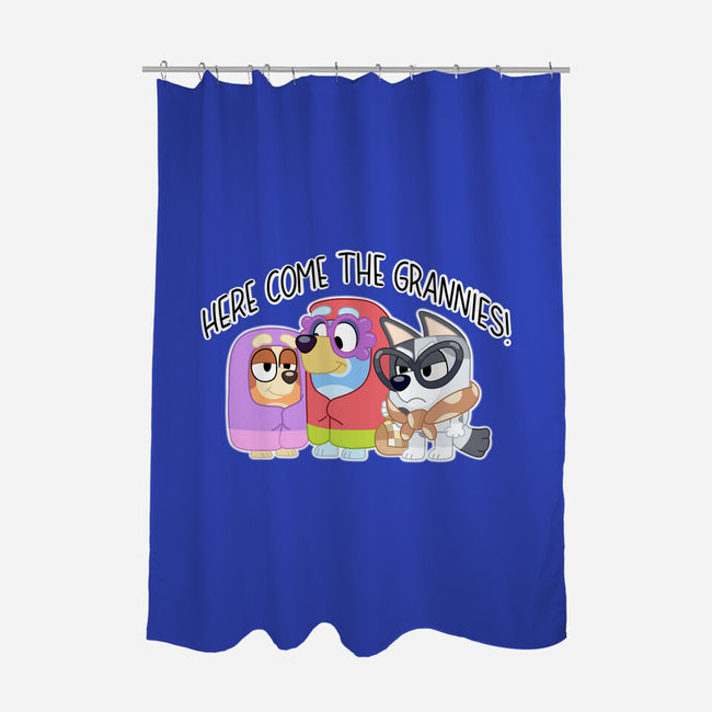 Here Come The Grannies-None-Polyester-Shower Curtain-Alexhefe