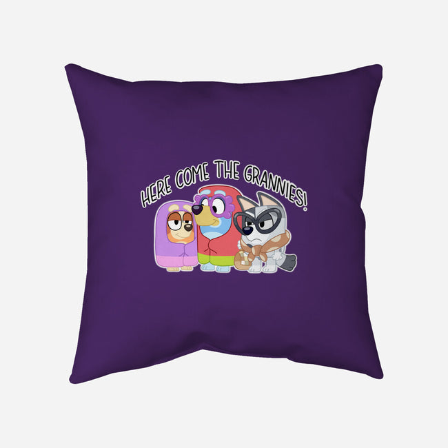 Here Come The Grannies-None-Removable Cover w Insert-Throw Pillow-Alexhefe