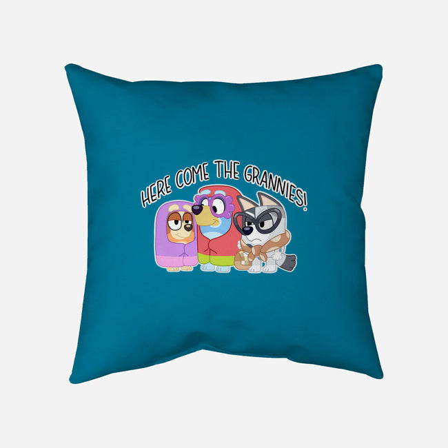 Here Come The Grannies-None-Removable Cover w Insert-Throw Pillow-Alexhefe