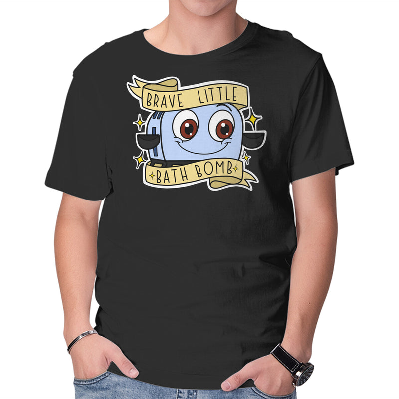 Brave Little Bath Bomb-Mens-Basic-Tee-Alexhefe by TeeFury