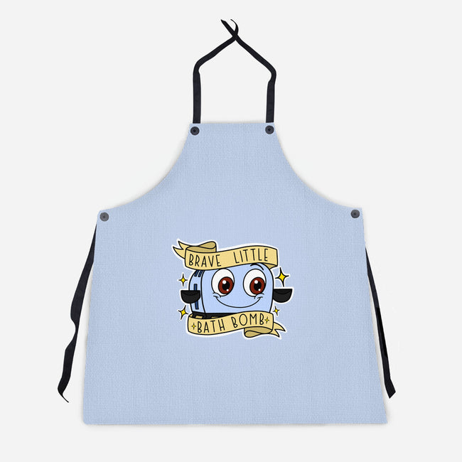 Brave Little Bath Bomb-Unisex-Kitchen-Apron-Alexhefe