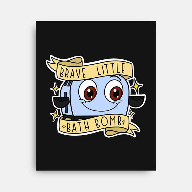 Brave Little Bath Bomb-None-Stretched-Canvas-Alexhefe