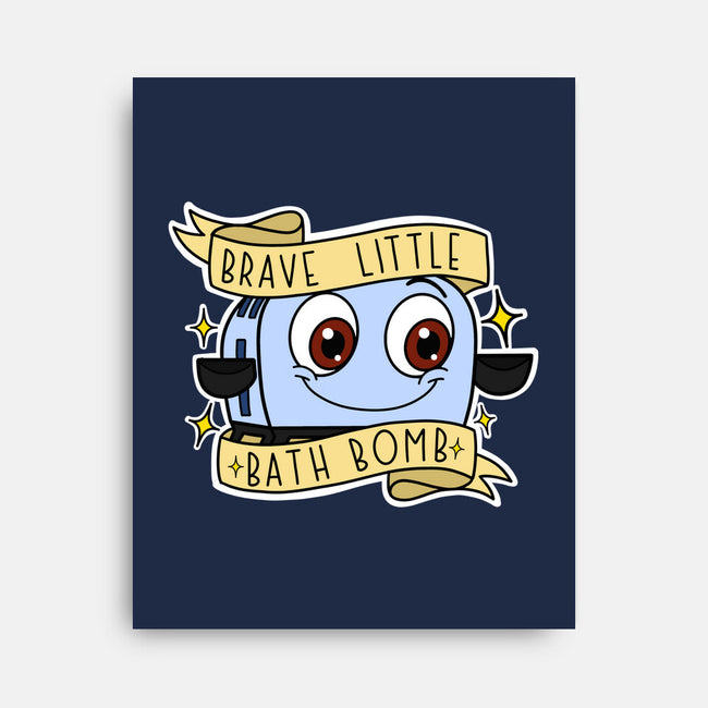 Brave Little Bath Bomb-None-Stretched-Canvas-Alexhefe