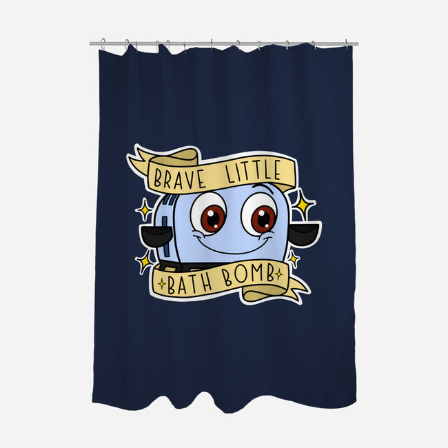 Brave Little Bath Bomb-None-Polyester-Shower Curtain-Alexhefe