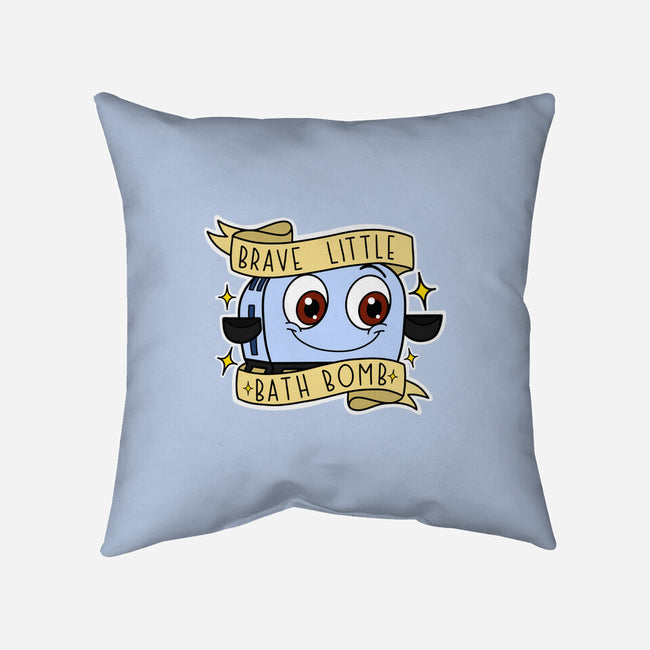 Brave Little Bath Bomb-None-Removable Cover-Throw Pillow-Alexhefe