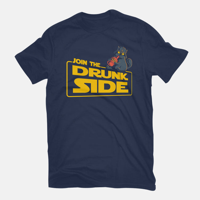 Join The Drunk Side-Womens-Fitted-Tee-erion_designs