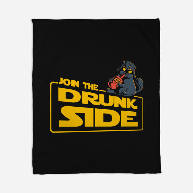 Join The Drunk Side-None-Fleece-Blanket-erion_designs