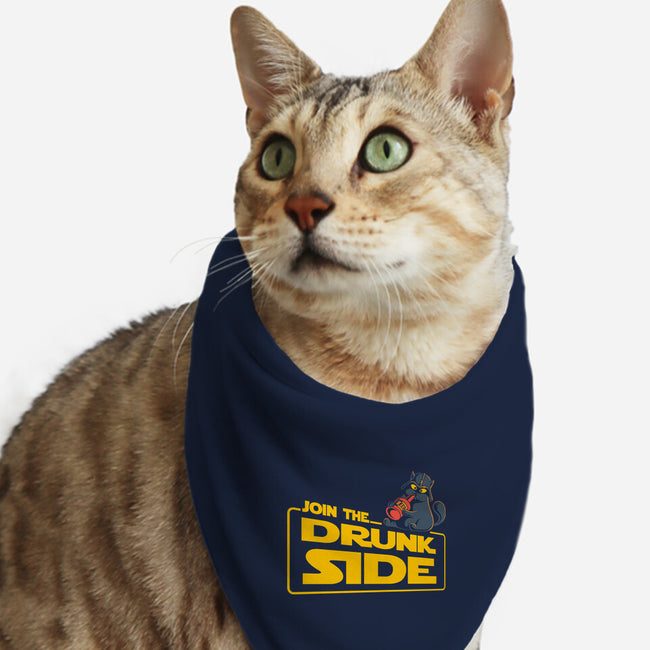 Join The Drunk Side-Cat-Bandana-Pet Collar-erion_designs