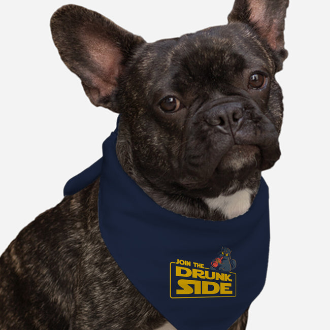 Join The Drunk Side-Dog-Bandana-Pet Collar-erion_designs