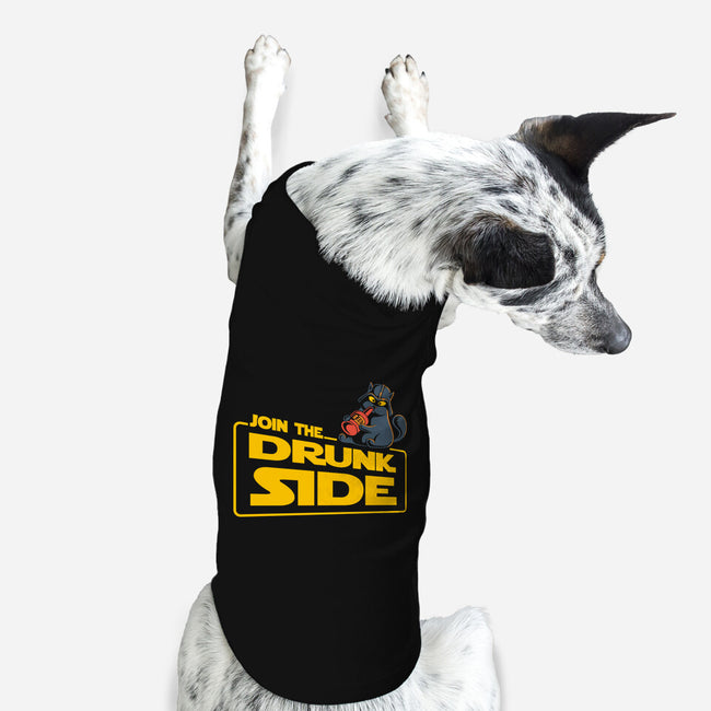 Join The Drunk Side-Dog-Basic-Pet Tank-erion_designs