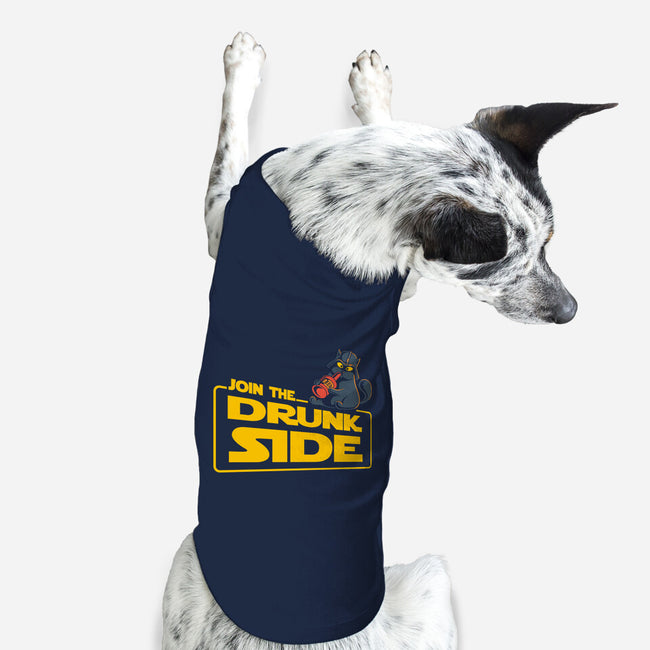 Join The Drunk Side-Dog-Basic-Pet Tank-erion_designs