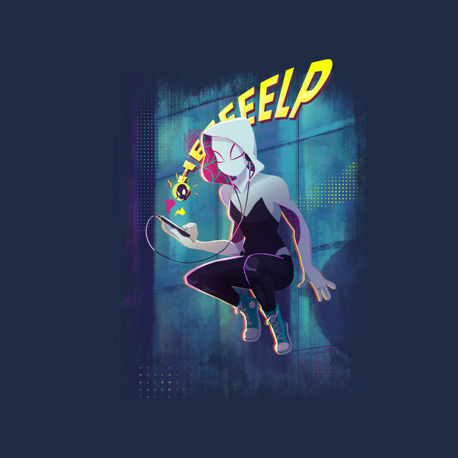 Spider Gwen Help-Unisex-Pullover-Sweatshirt-jacnicolauart