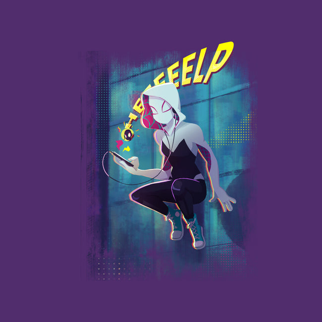 Spider Gwen Help-None-Matte-Poster-jacnicolauart