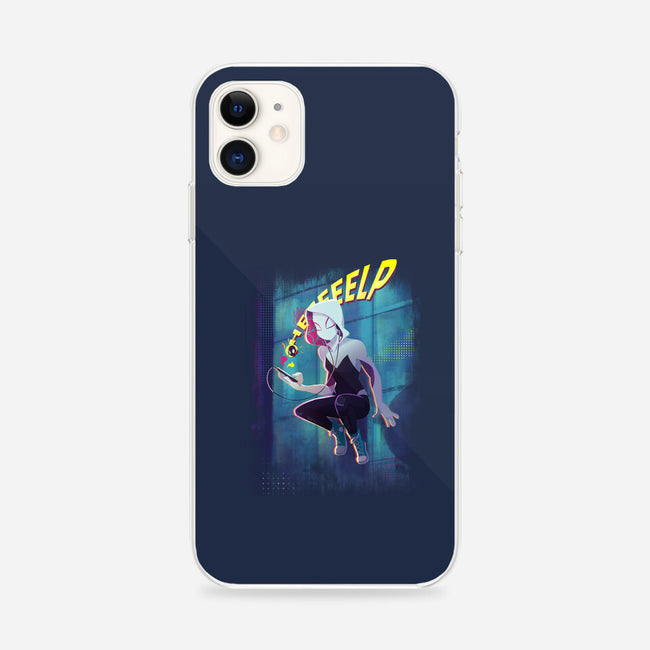 Spider Gwen Help-iPhone-Snap-Phone Case-jacnicolauart