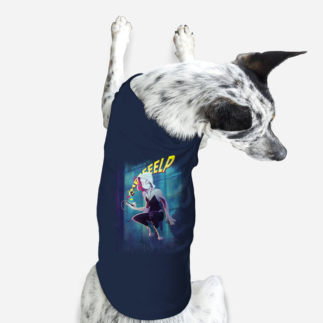 Spider Gwen Help-Dog-Basic-Pet Tank-jacnicolauart