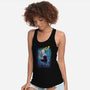 Spider Gwen Help-Womens-Racerback-Tank-jacnicolauart