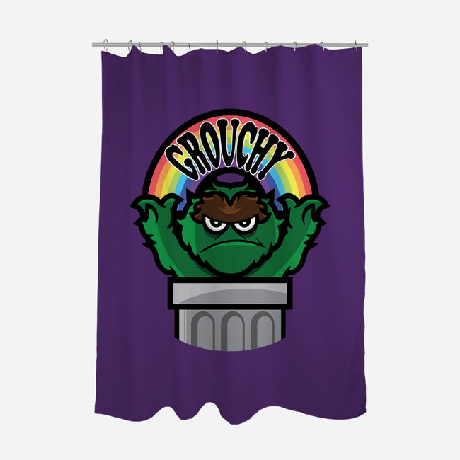 Grouchy-None-Polyester-Shower Curtain-jrberger
