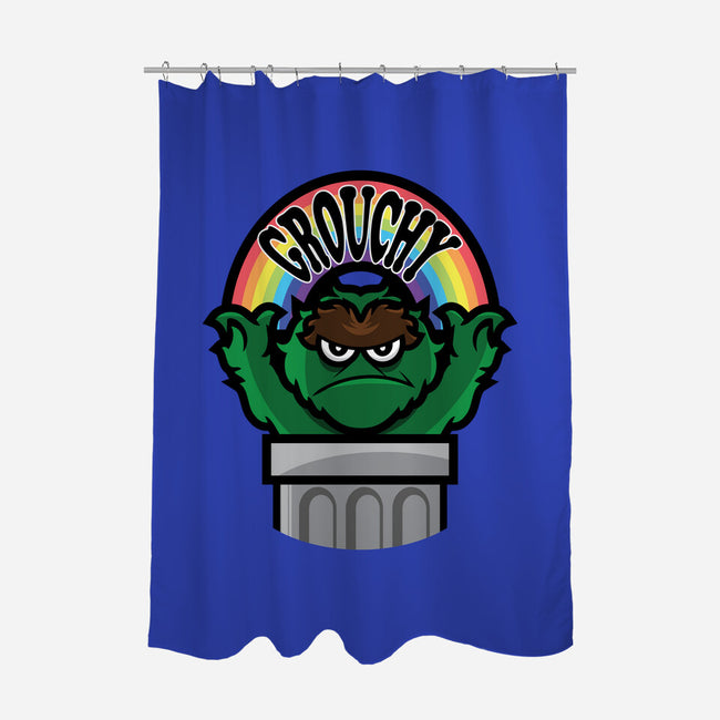 Grouchy-None-Polyester-Shower Curtain-jrberger