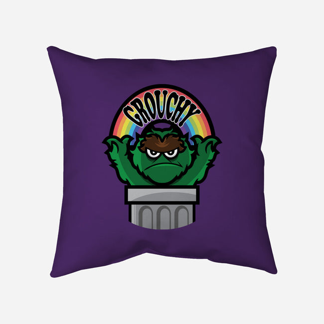 Grouchy-None-Non-Removable Cover w Insert-Throw Pillow-jrberger