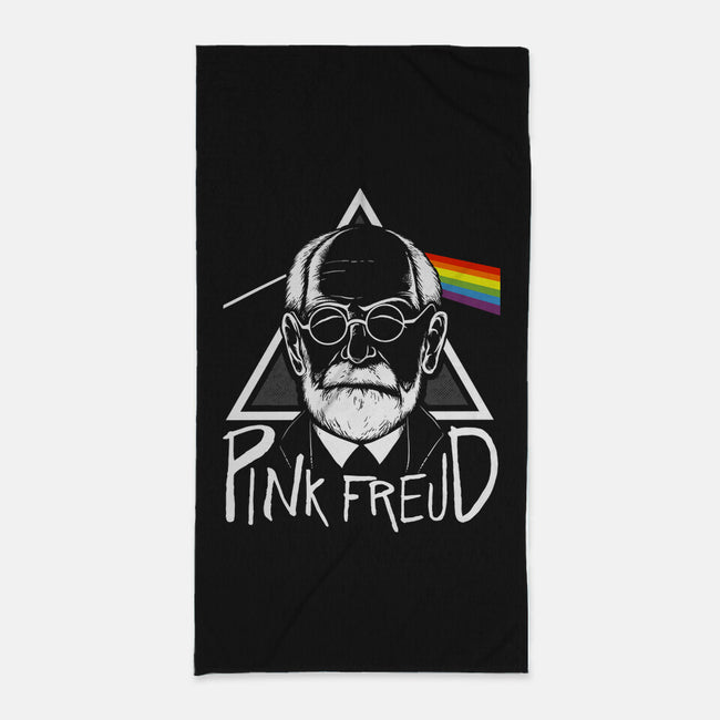 Pink Freud-None-Beach-Towel-Umberto Vicente