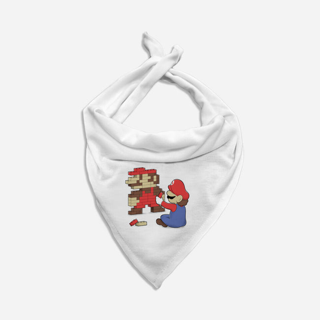 Nostalgic Gamer-Dog-Bandana-Pet Collar-Umberto Vicente