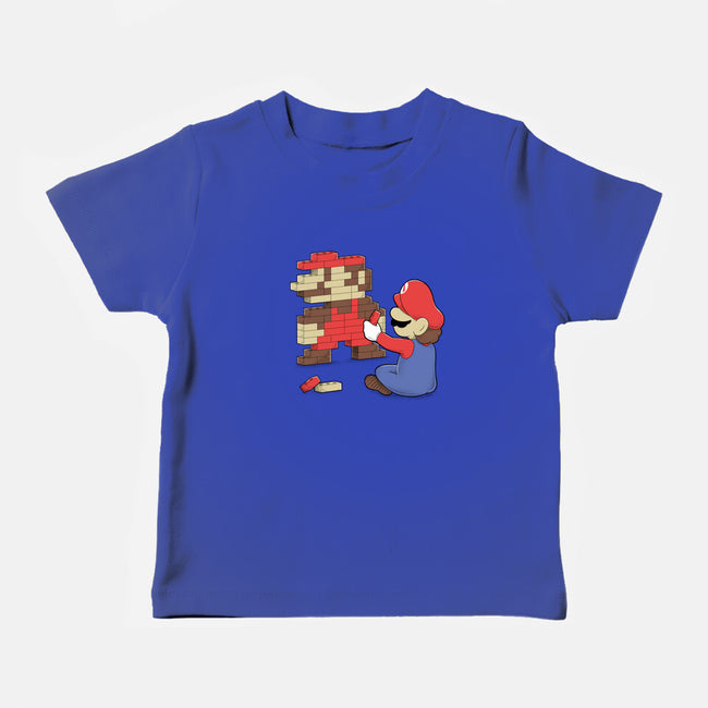 Nostalgic Gamer-Baby-Basic-Tee-Umberto Vicente