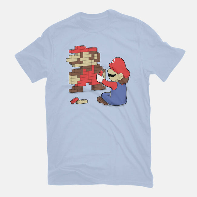 Nostalgic Gamer-Mens-Heavyweight-Tee-Umberto Vicente