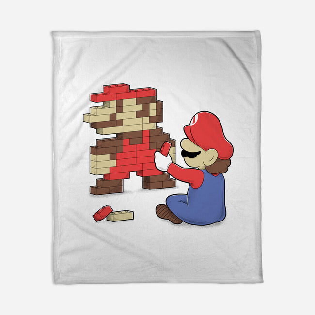 Nostalgic Gamer-None-Fleece-Blanket-Umberto Vicente