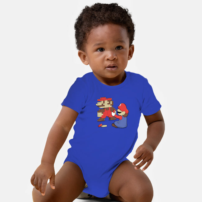 Nostalgic Gamer-Baby-Basic-Onesie-Umberto Vicente