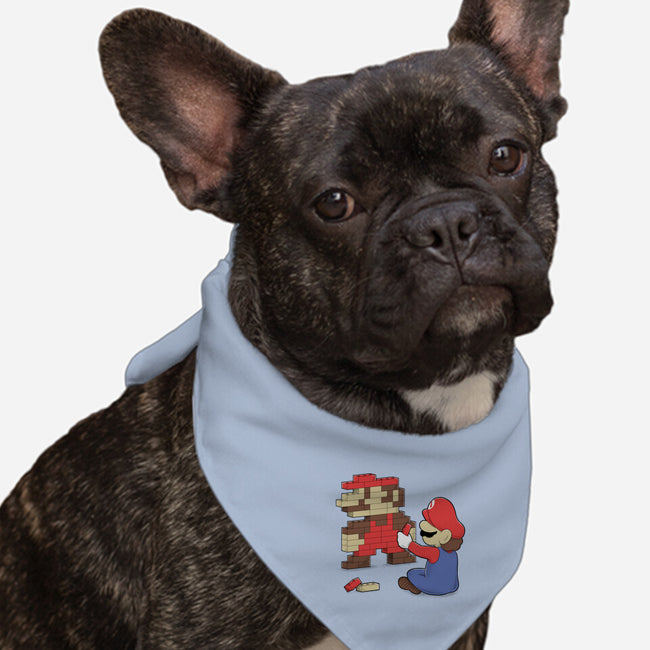 Nostalgic Gamer-Dog-Bandana-Pet Collar-Umberto Vicente