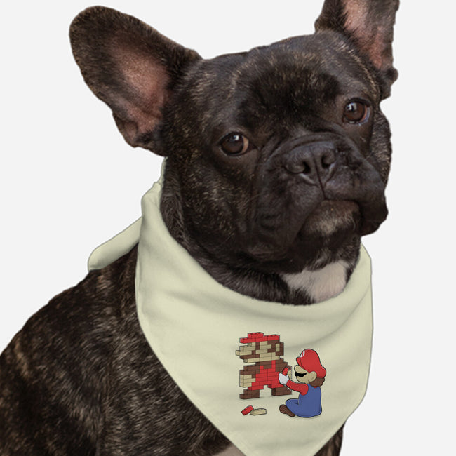 Nostalgic Gamer-Dog-Bandana-Pet Collar-Umberto Vicente