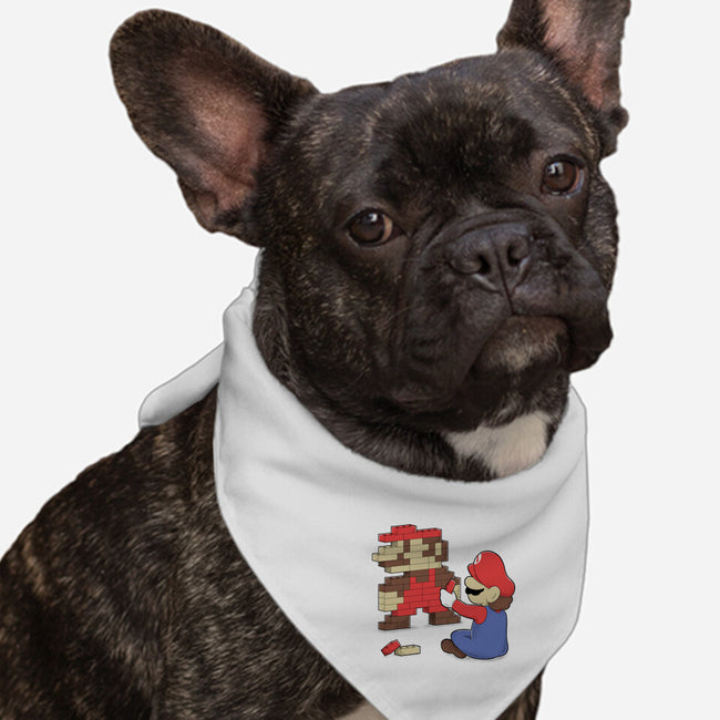 Nostalgic Gamer-Dog-Bandana-Pet Collar-Umberto Vicente