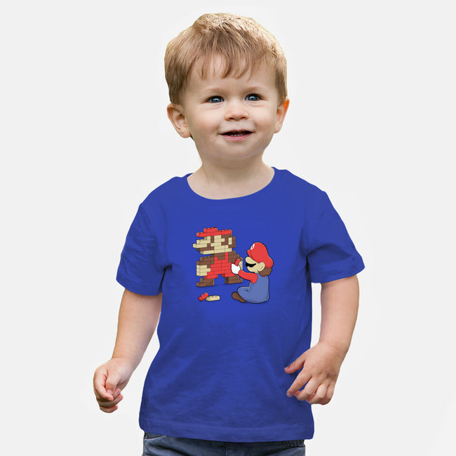 Nostalgic Gamer-Baby-Basic-Tee-Umberto Vicente